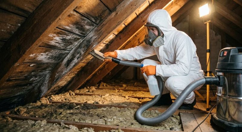 Attic Mold Remediation in Dallas, TX