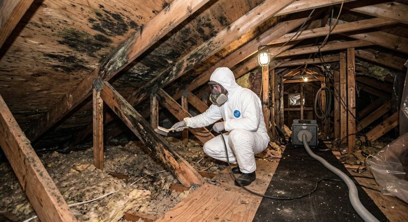 Attic Mold Remediation in Dallas, TX