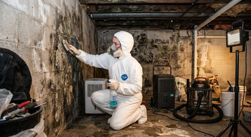 Basement Mold Remediation in Frisco, TX